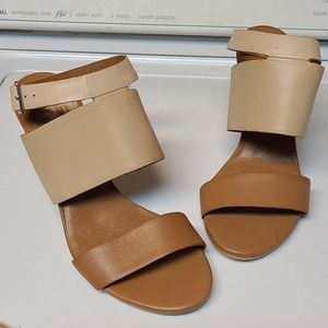 Two tone Beige Levity Sandles
